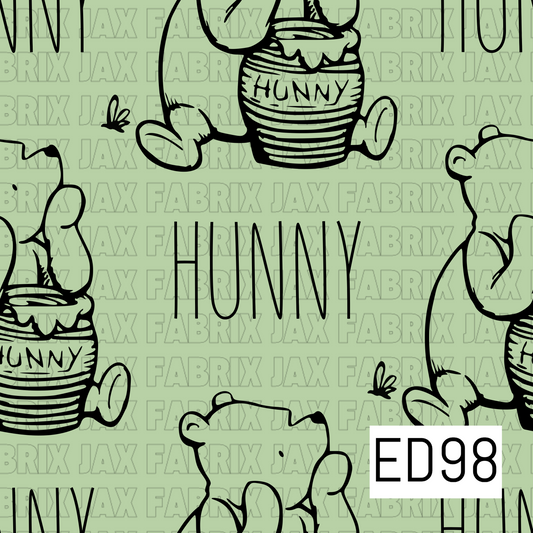 Hunny Bear Green ED98