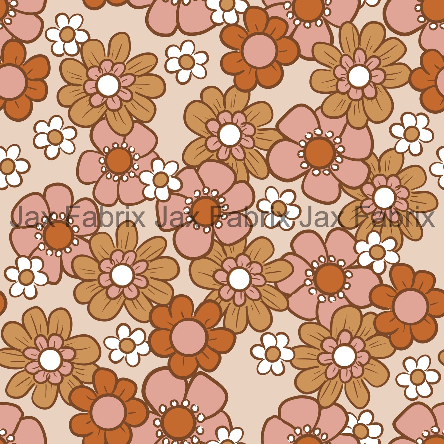 Retro Pink Florals BF32