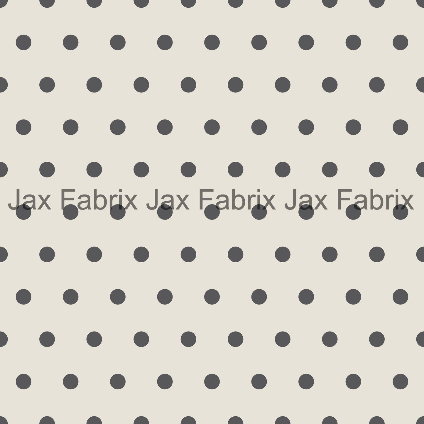 Cream Black Polka Dots CR38