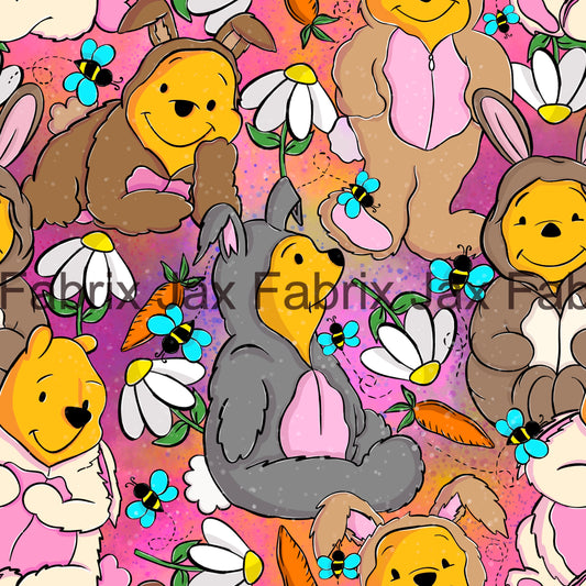 Bunny Pooh Multi Pink ABS24
