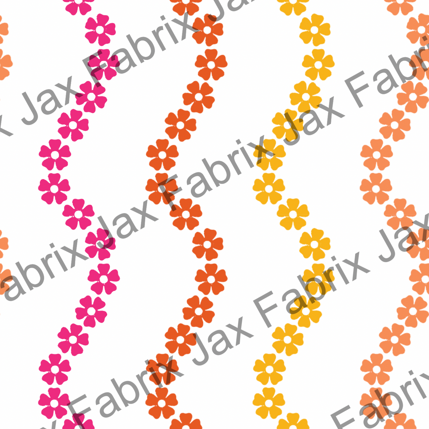 Groovy Flower Stripes LCB7