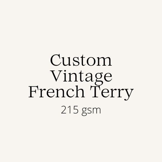 Custom Vintage French Terry