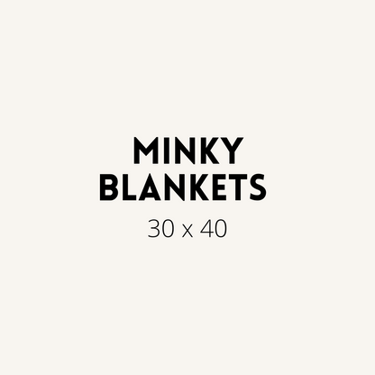 Minky Blankets 30 x 40