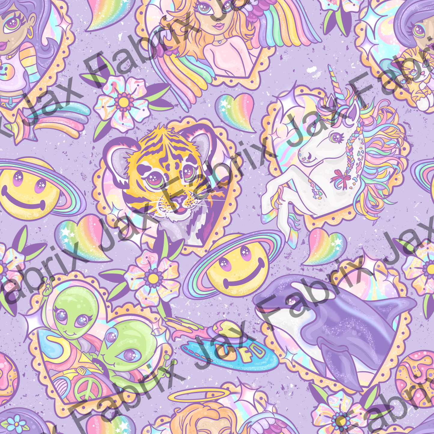 90's Vibe Tattoo Purple PC188