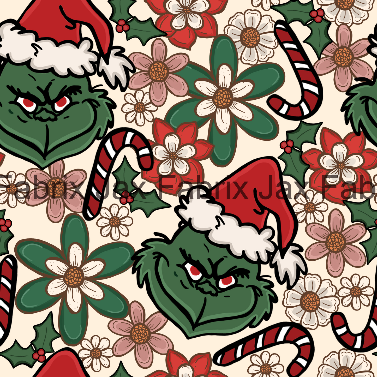 Floral Mean Christmas BLB4