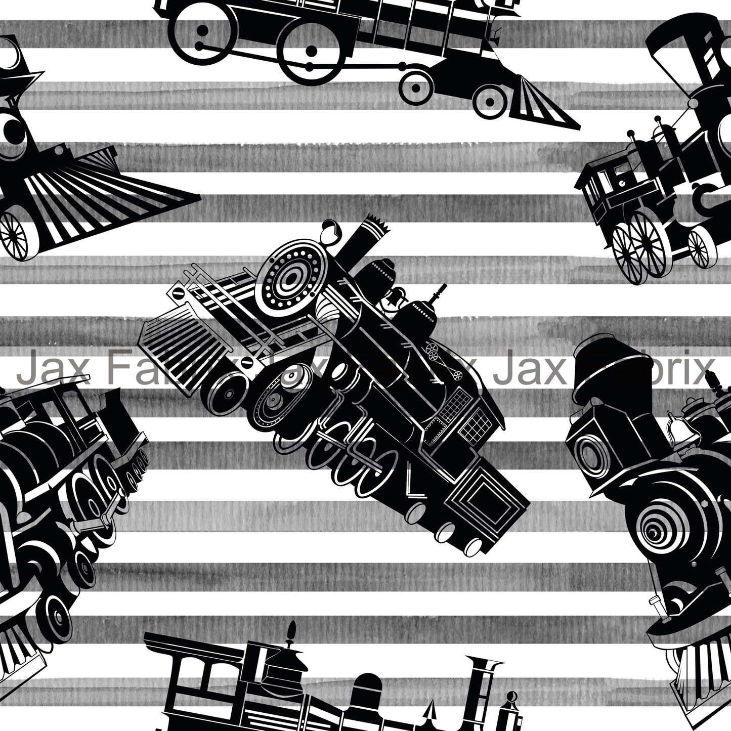 Trains Black And White Stripes SOD66