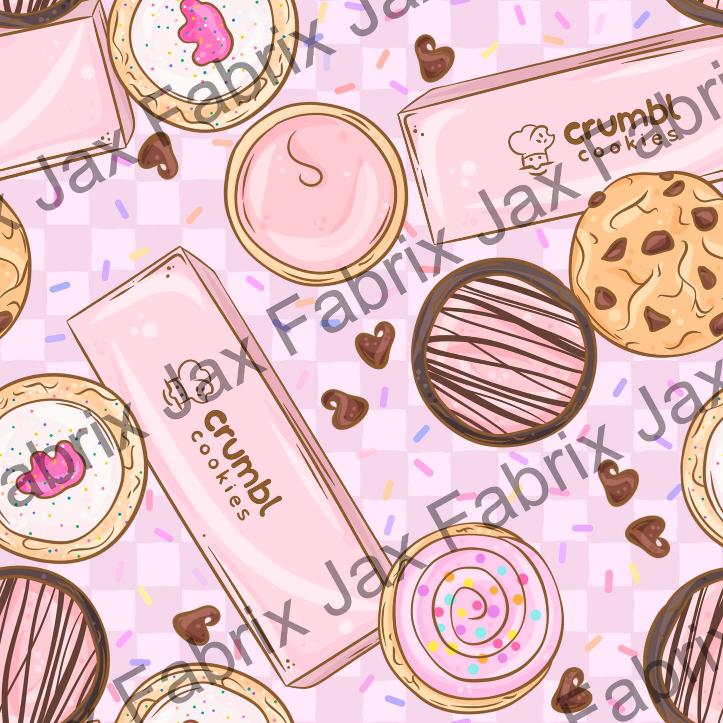 Cookies Pink Check PC494