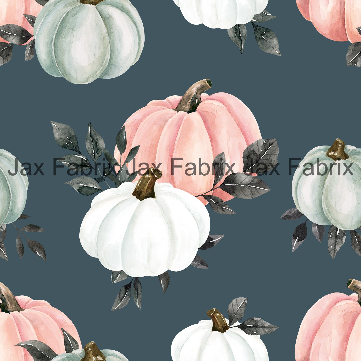 October Moon Pumpkins Pink Night Blue CR73