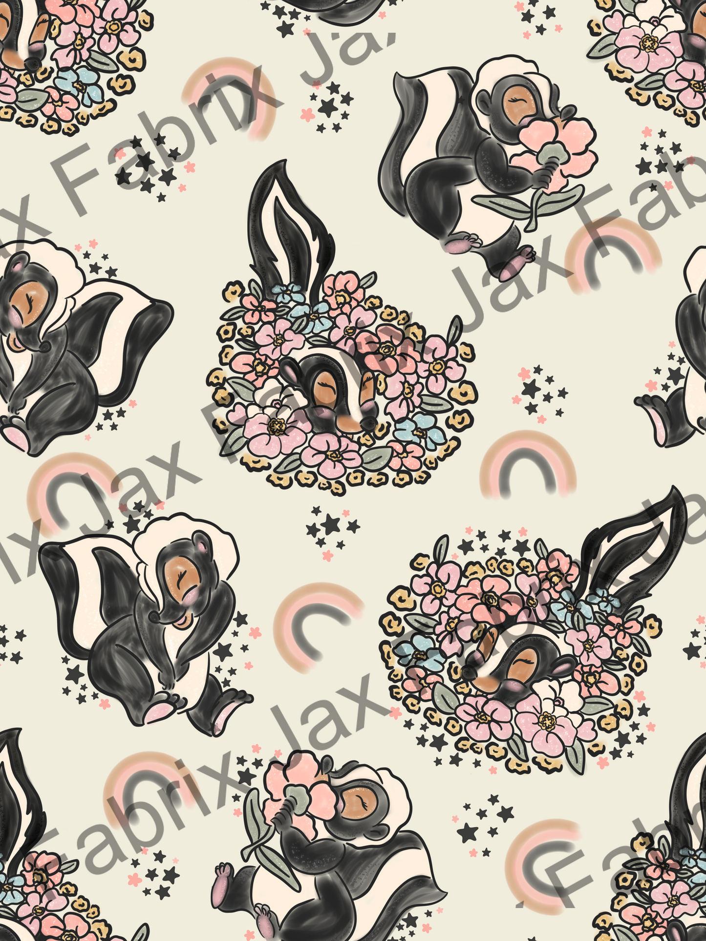Cuties and Rainbows Skunk MC137