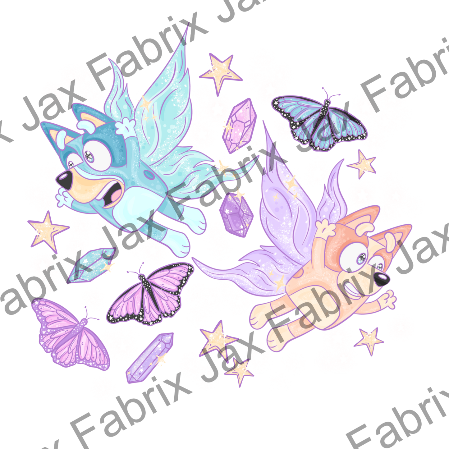 Fairy Sister Pups PNG PC438