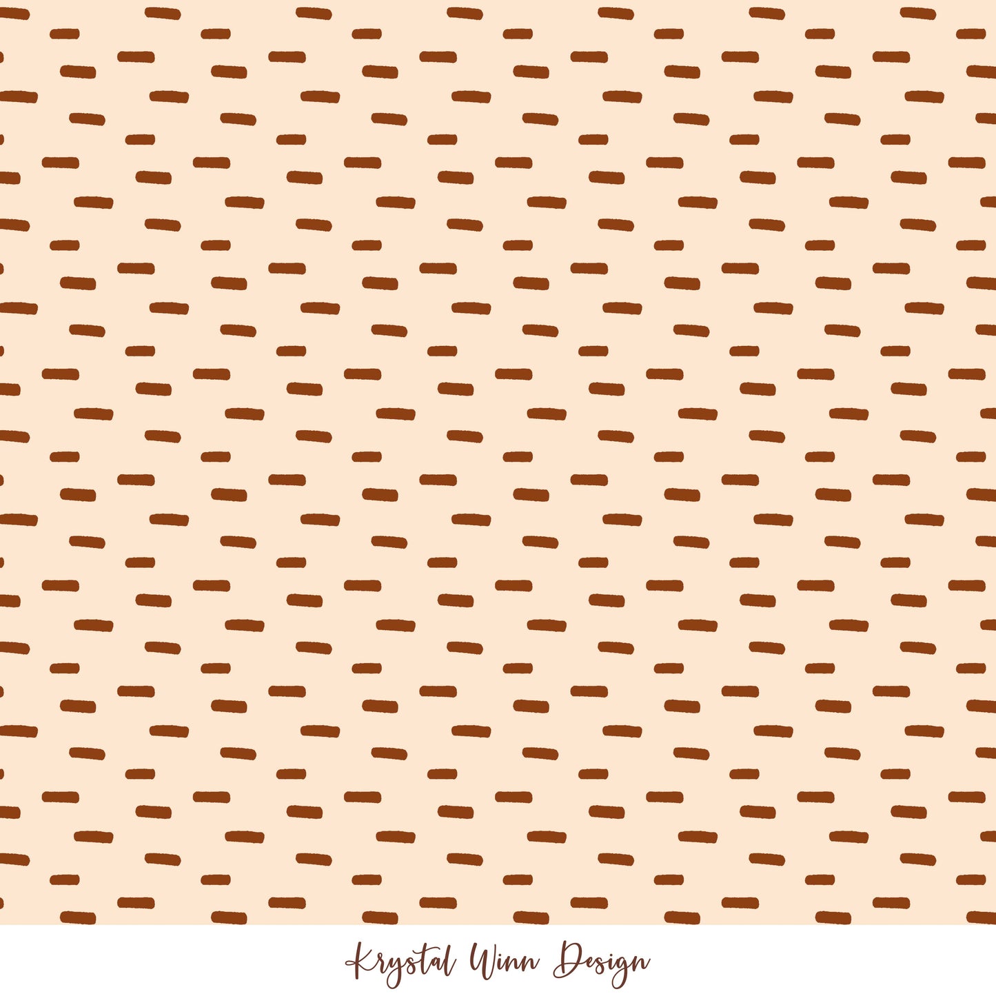 Fall Y'all Dashes Cream and Orange KW90