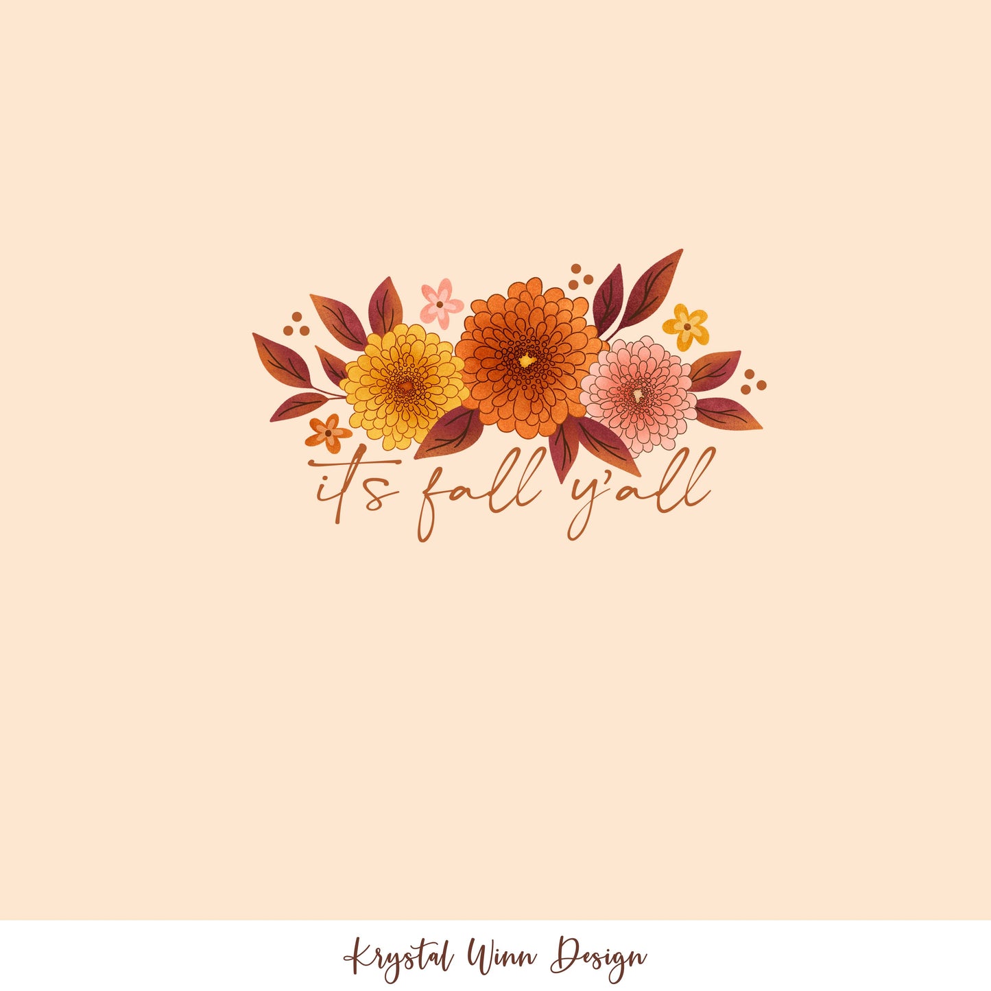 Fall Y'all Panel - It's Fall KW105