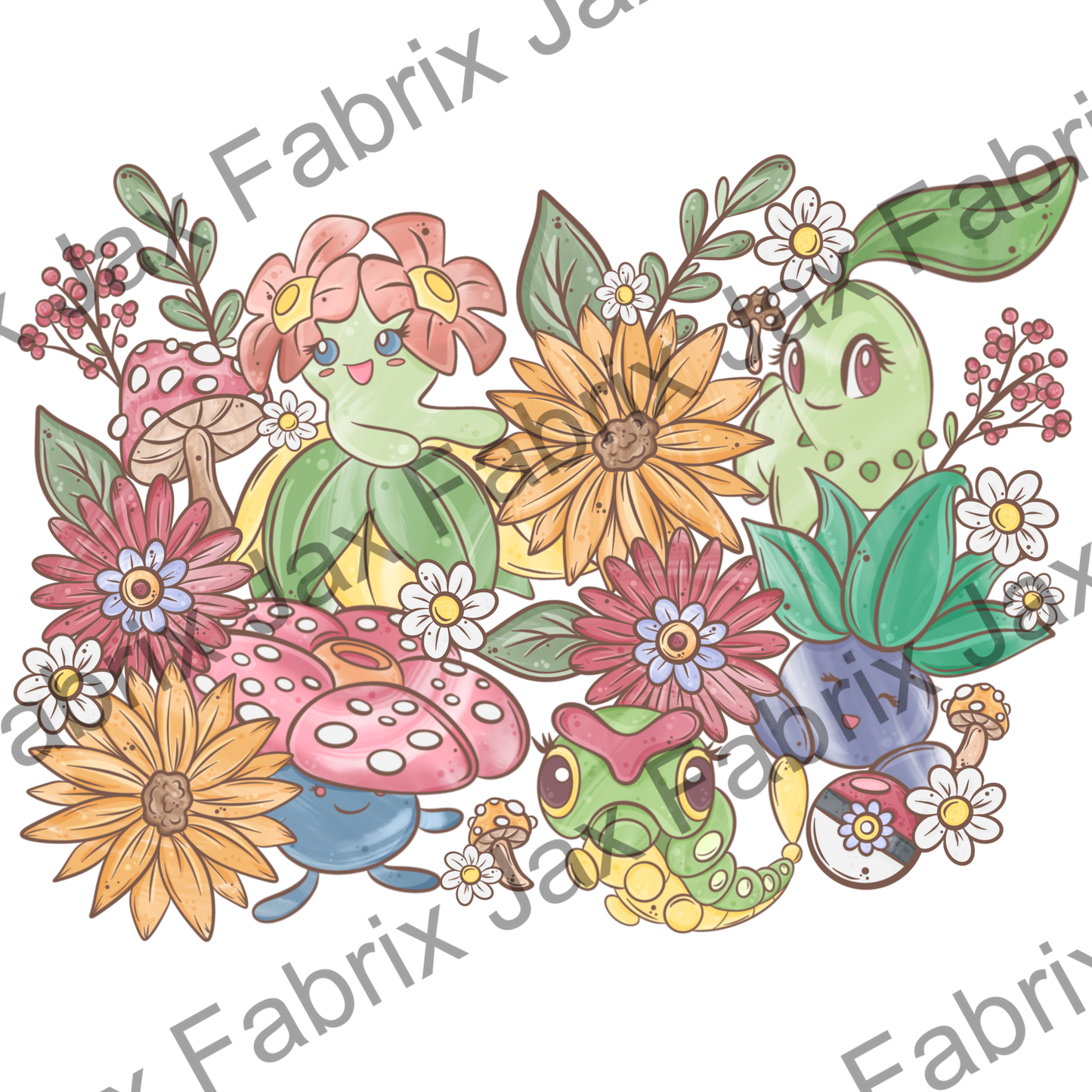 Forest Poke Plant PNG PC528