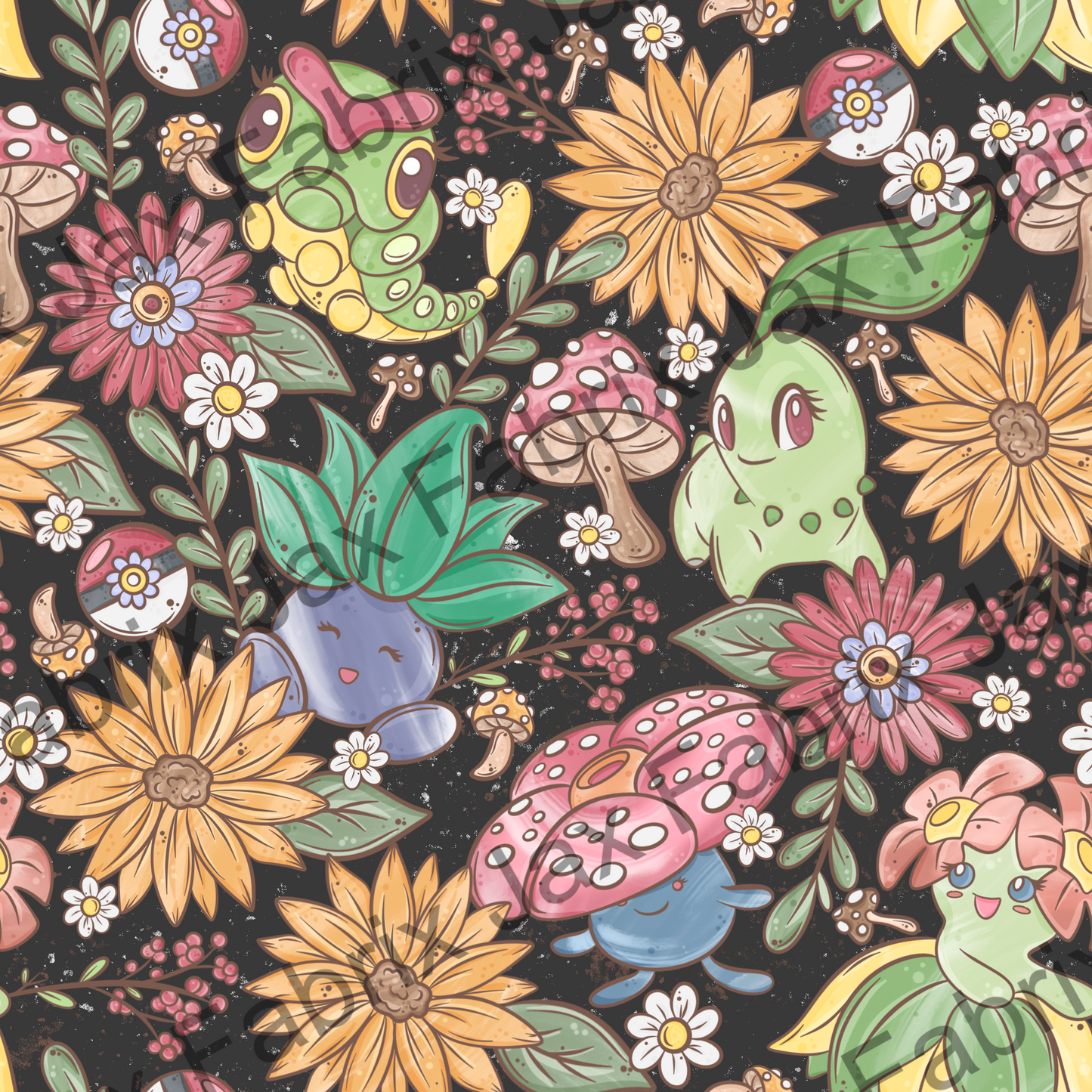 Forest Poke Plant Charcoal PC529