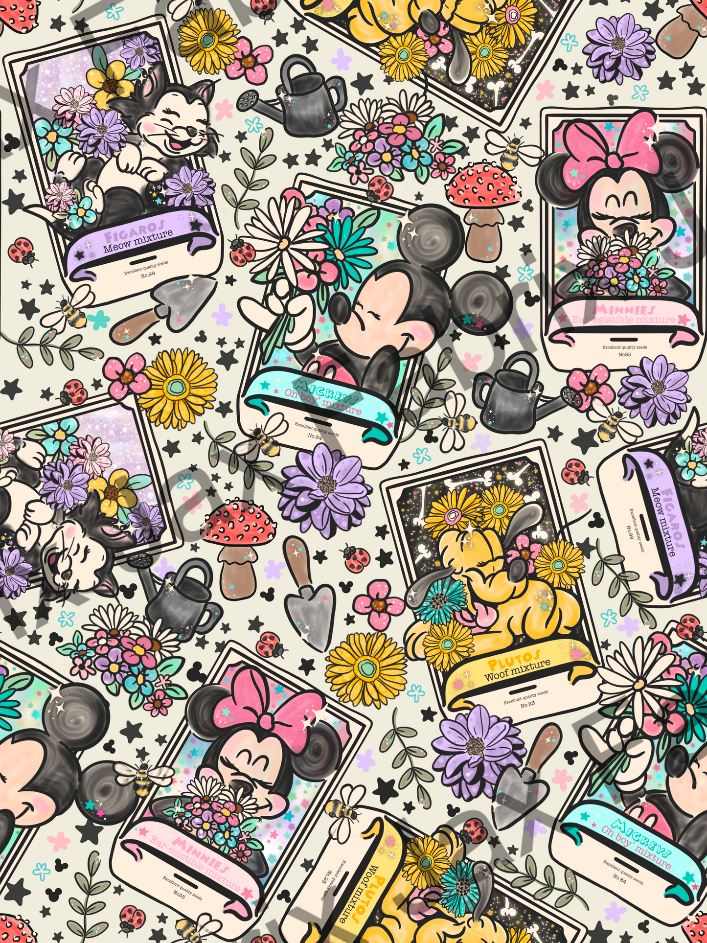 Garden Seed Packets Mouse LYSS57