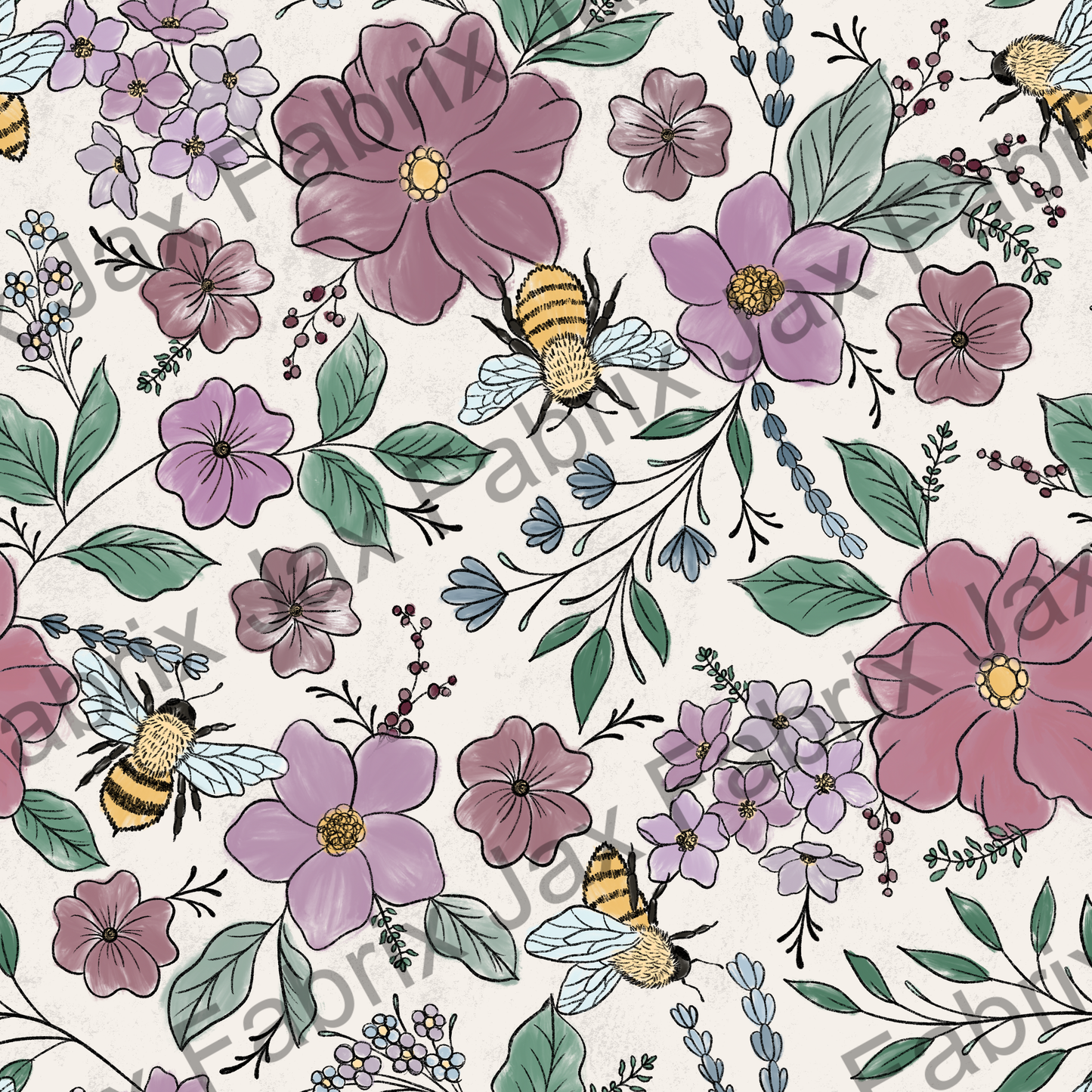 Honeybee Floral RAE339
