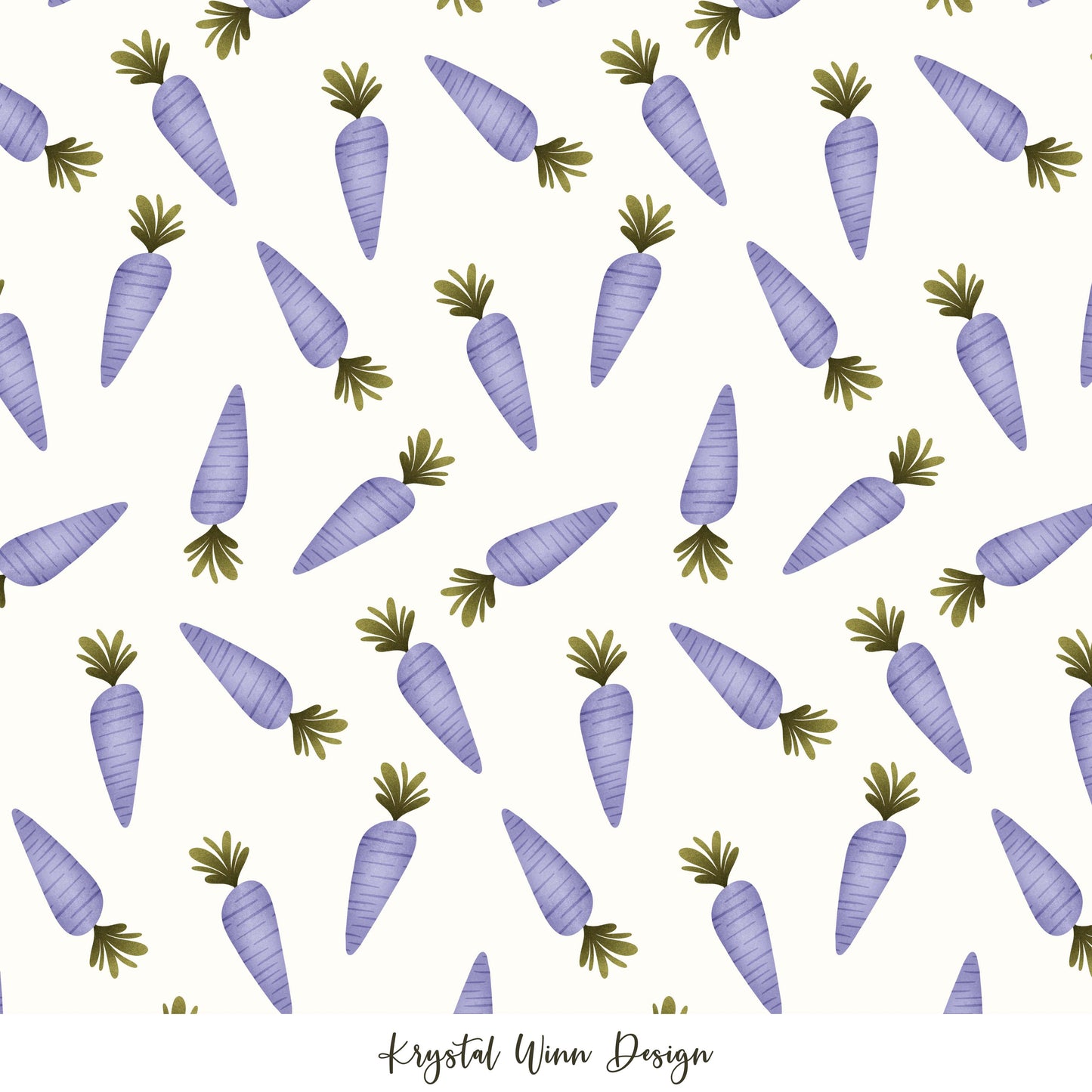 Hoppy Easter Carrots Purple KW368