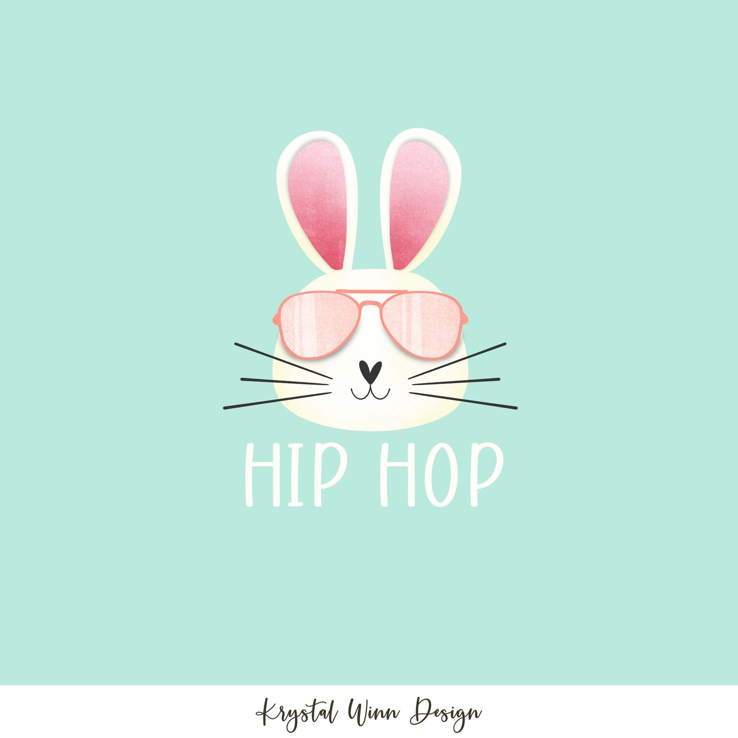 Hoppy Easter Panel Mint KW339