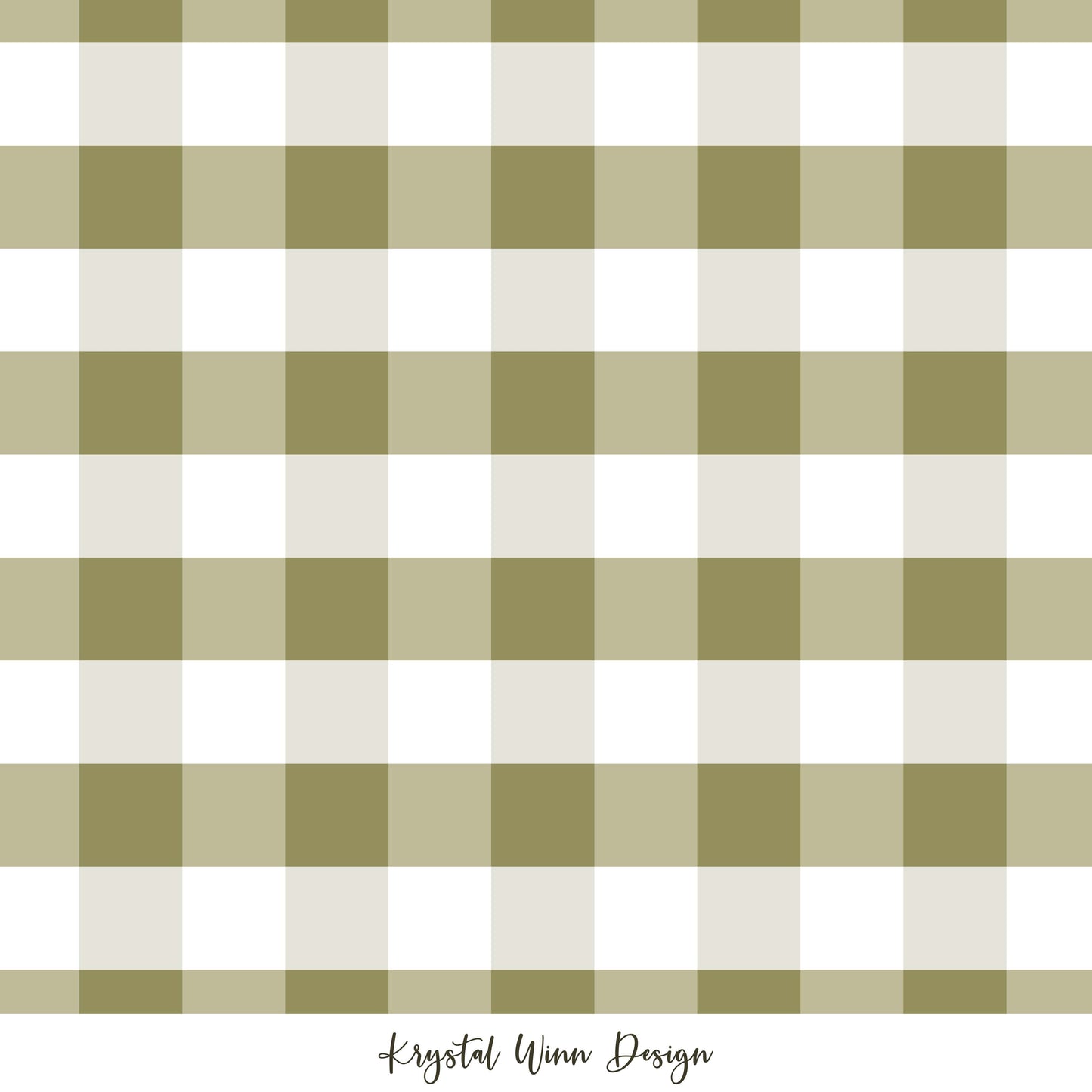 Hoppy Easter Plaid Green KW335