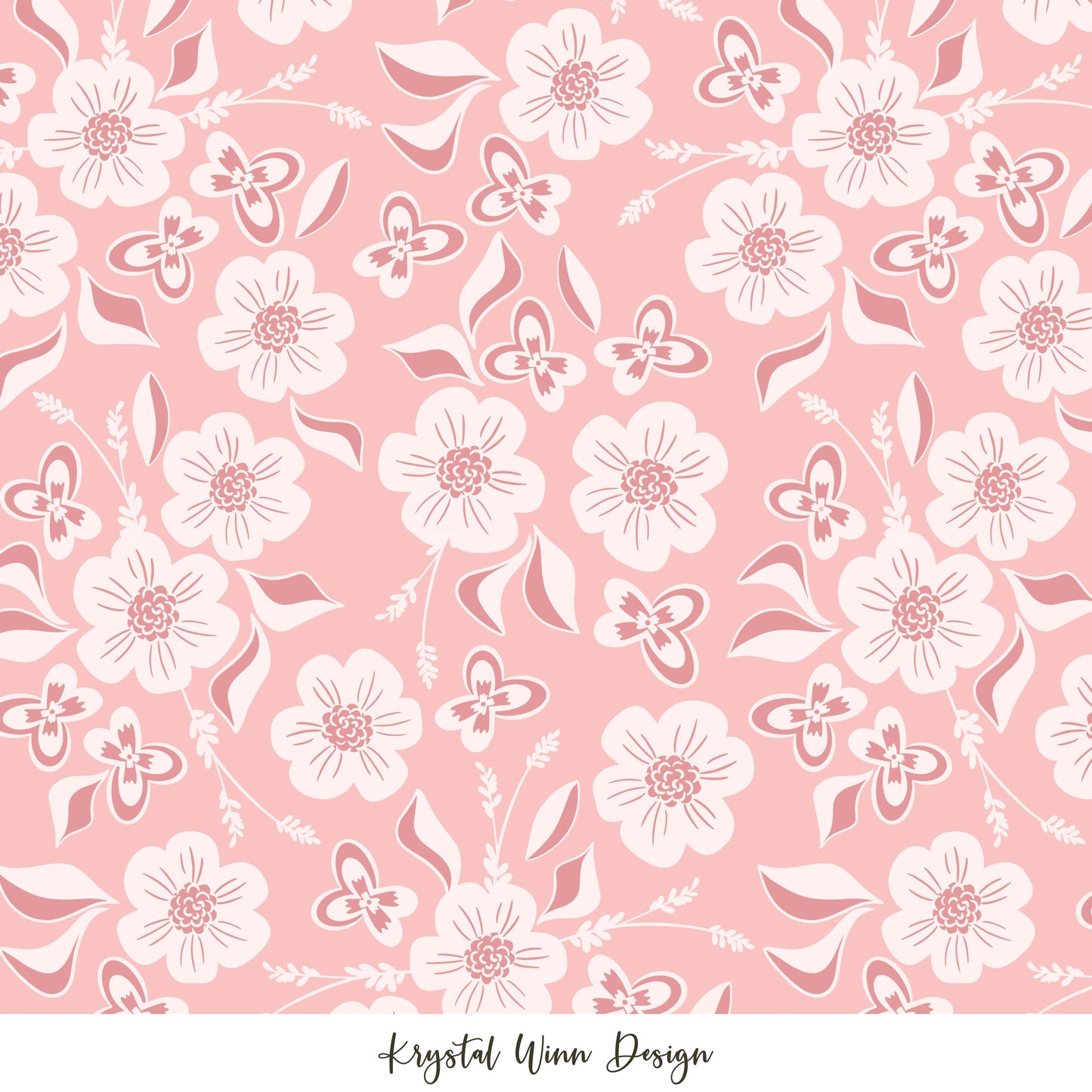 Hoppy Easter Floral Peach KW320