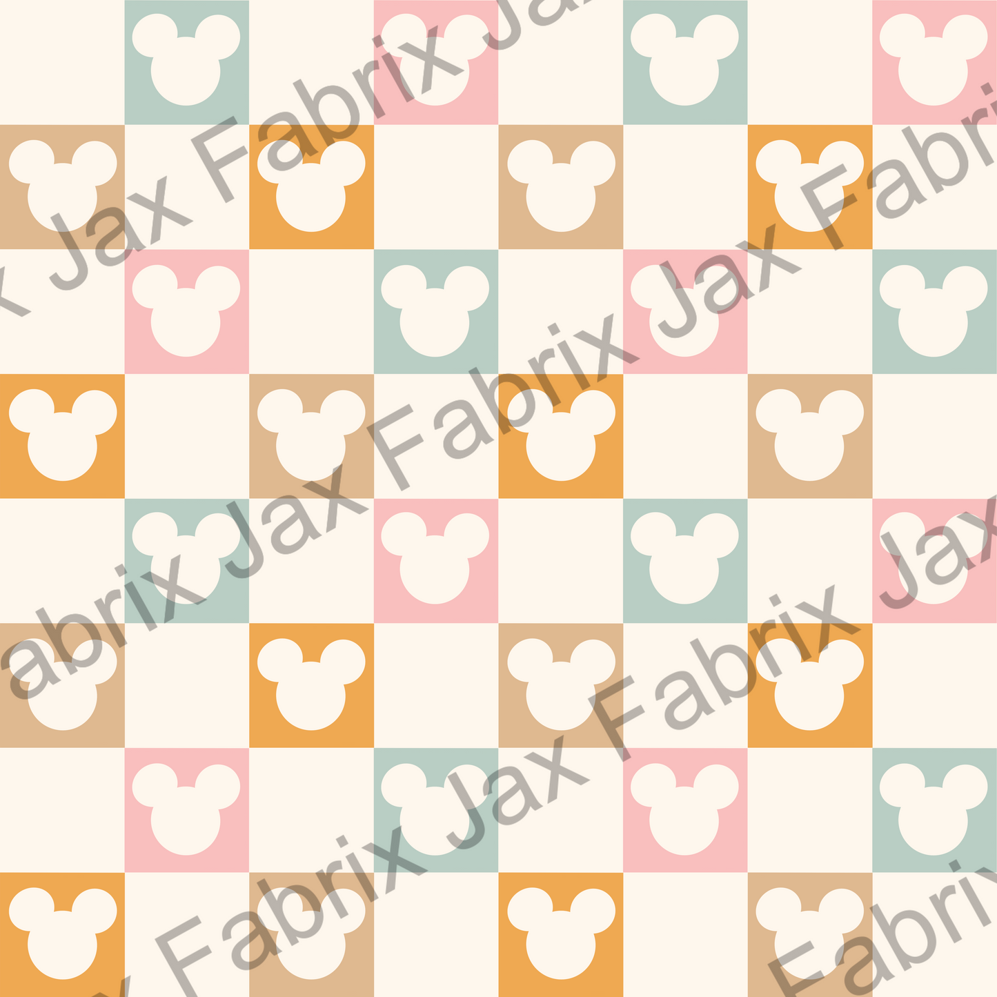 Mouse Check Pastel Multi MDC114