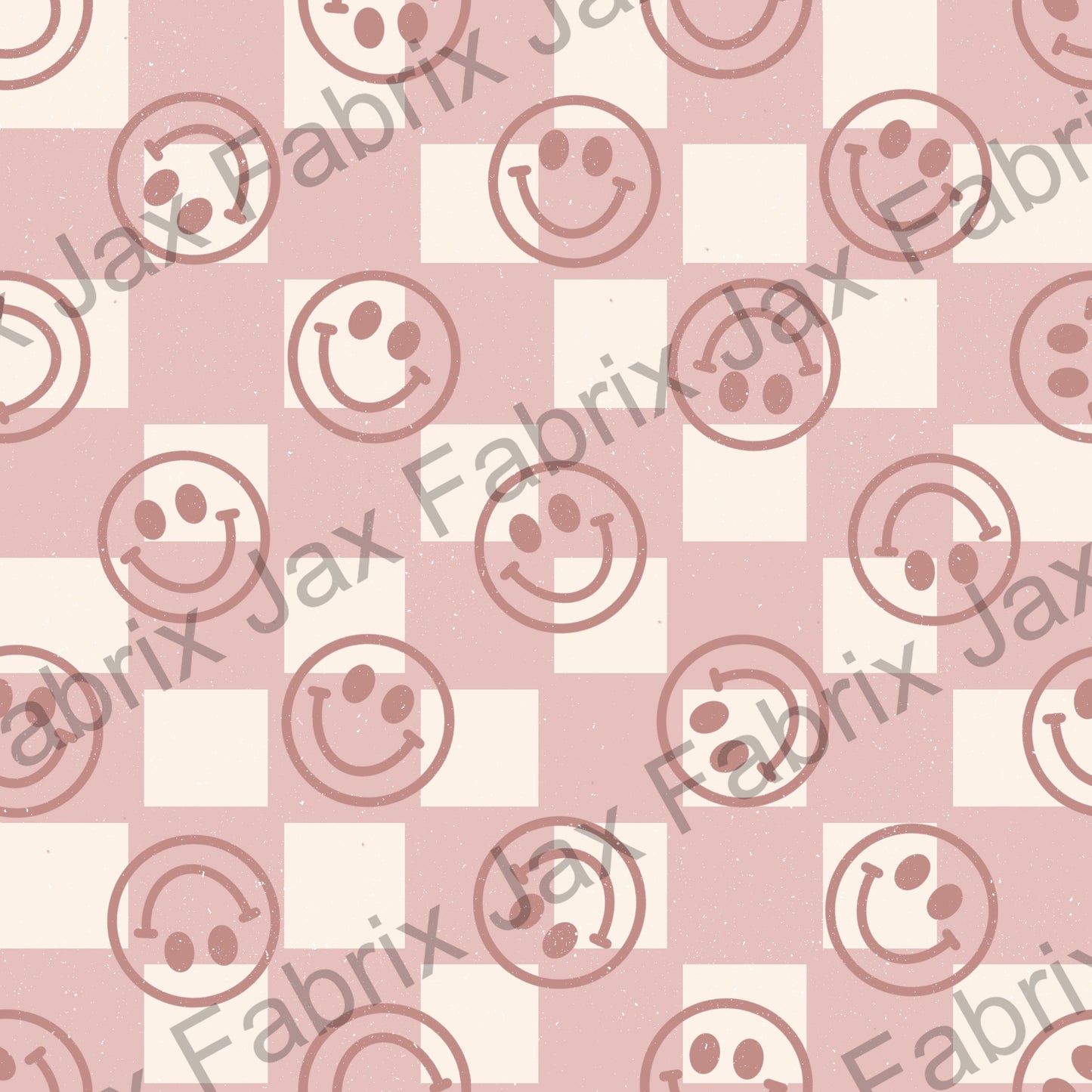 Pink Smiley Check BP219