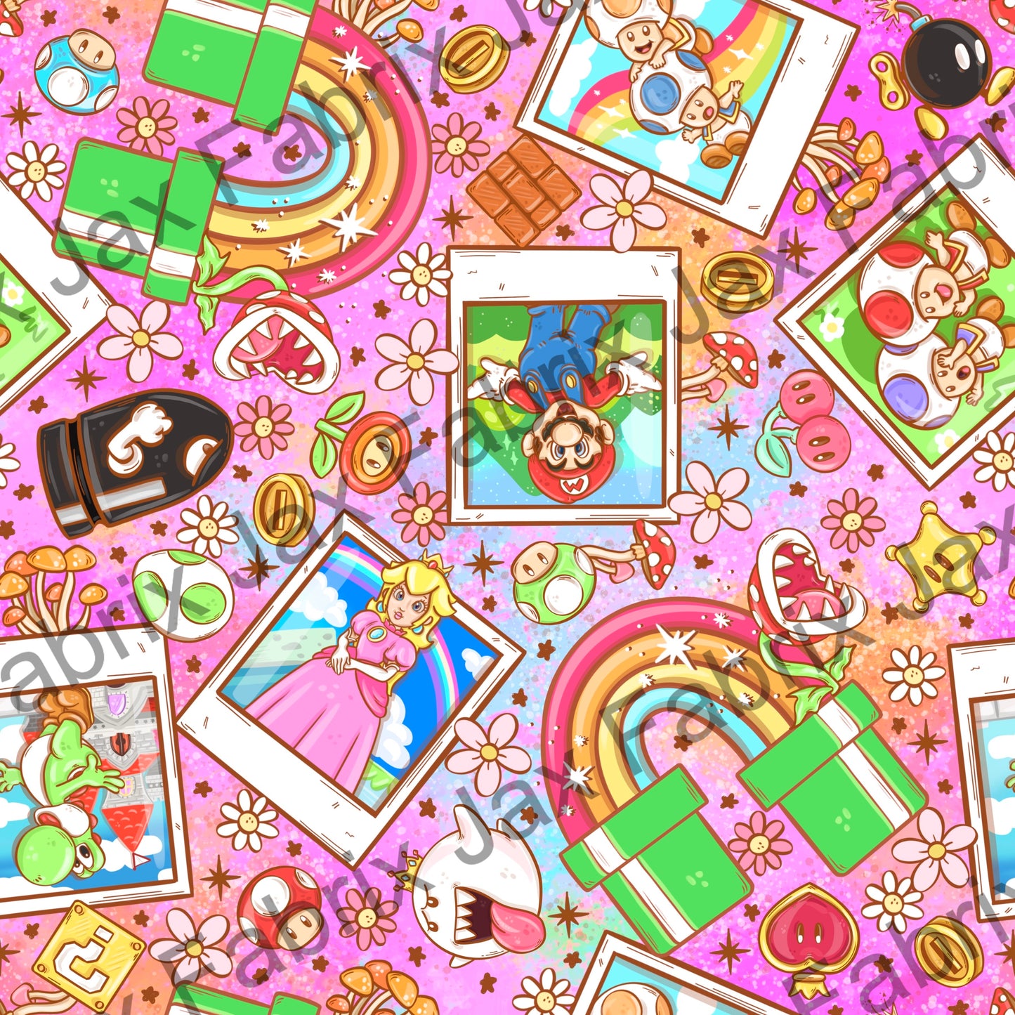 Multi Pink Polaroid Gamer AWM105