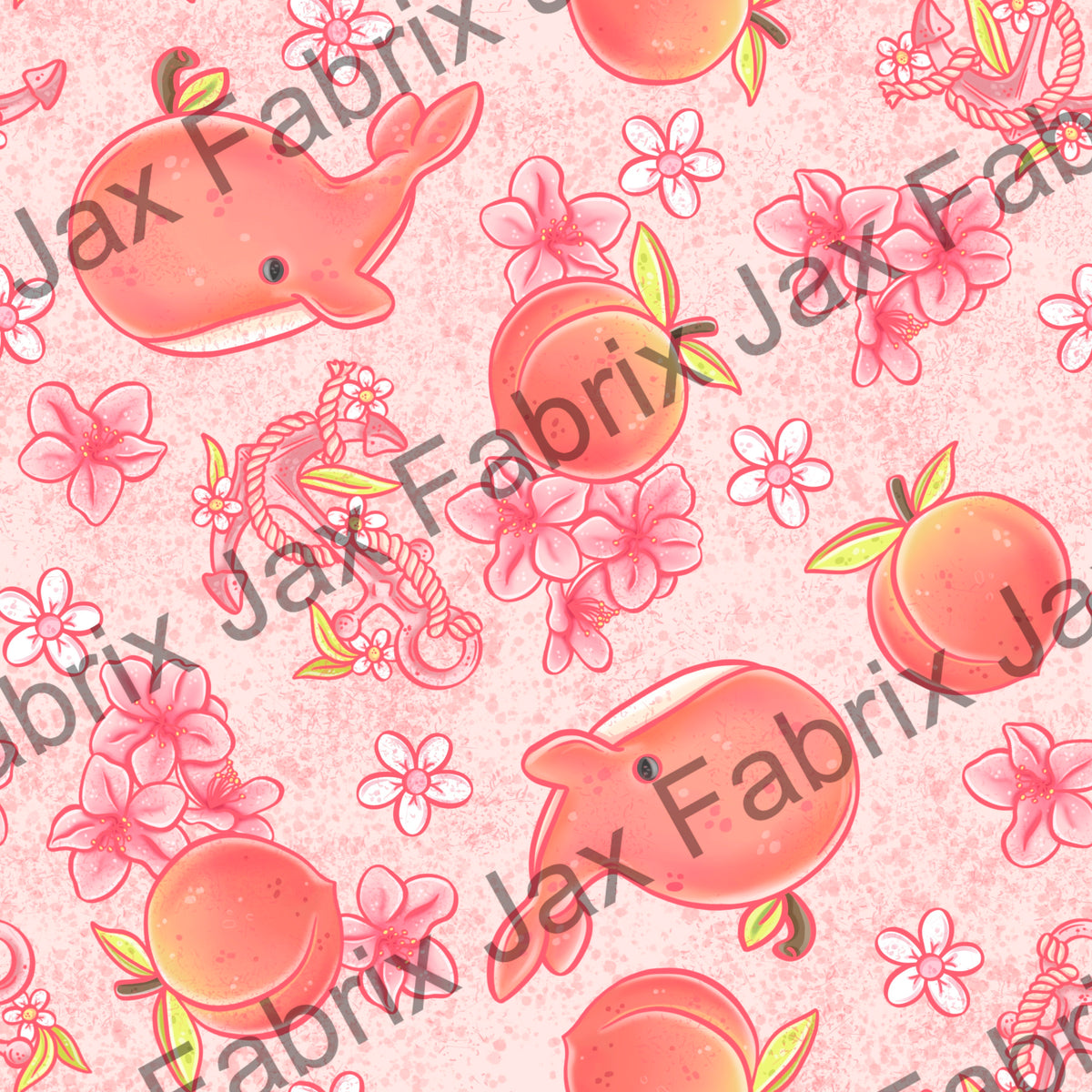 Peach Whales AWM165