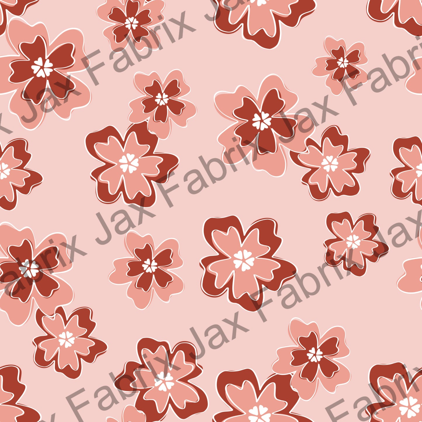 Red and Pink Floral SKYY97