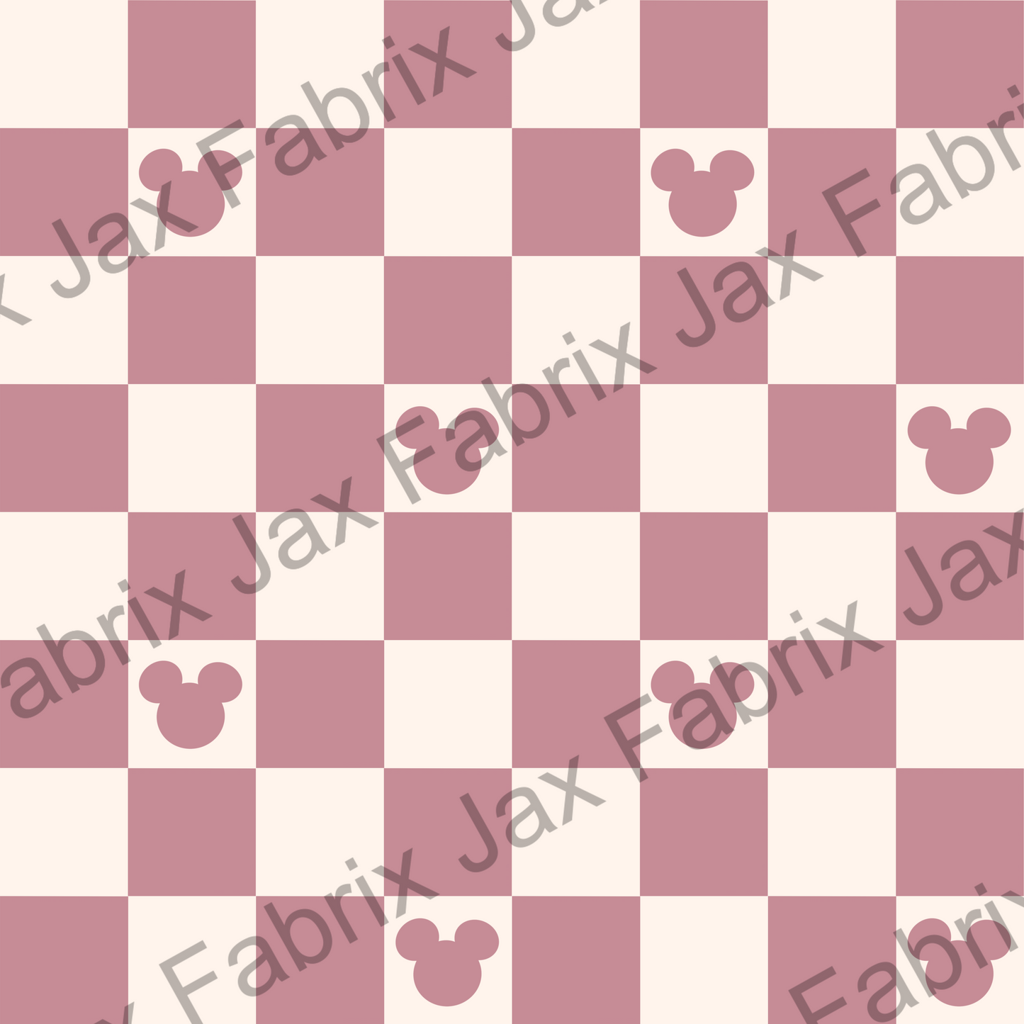 Mouse Check Mauve MDC104