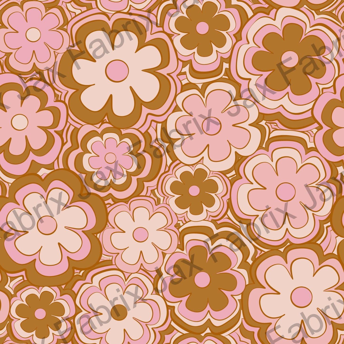 Groovy Retro Floral Daisy SKYY141