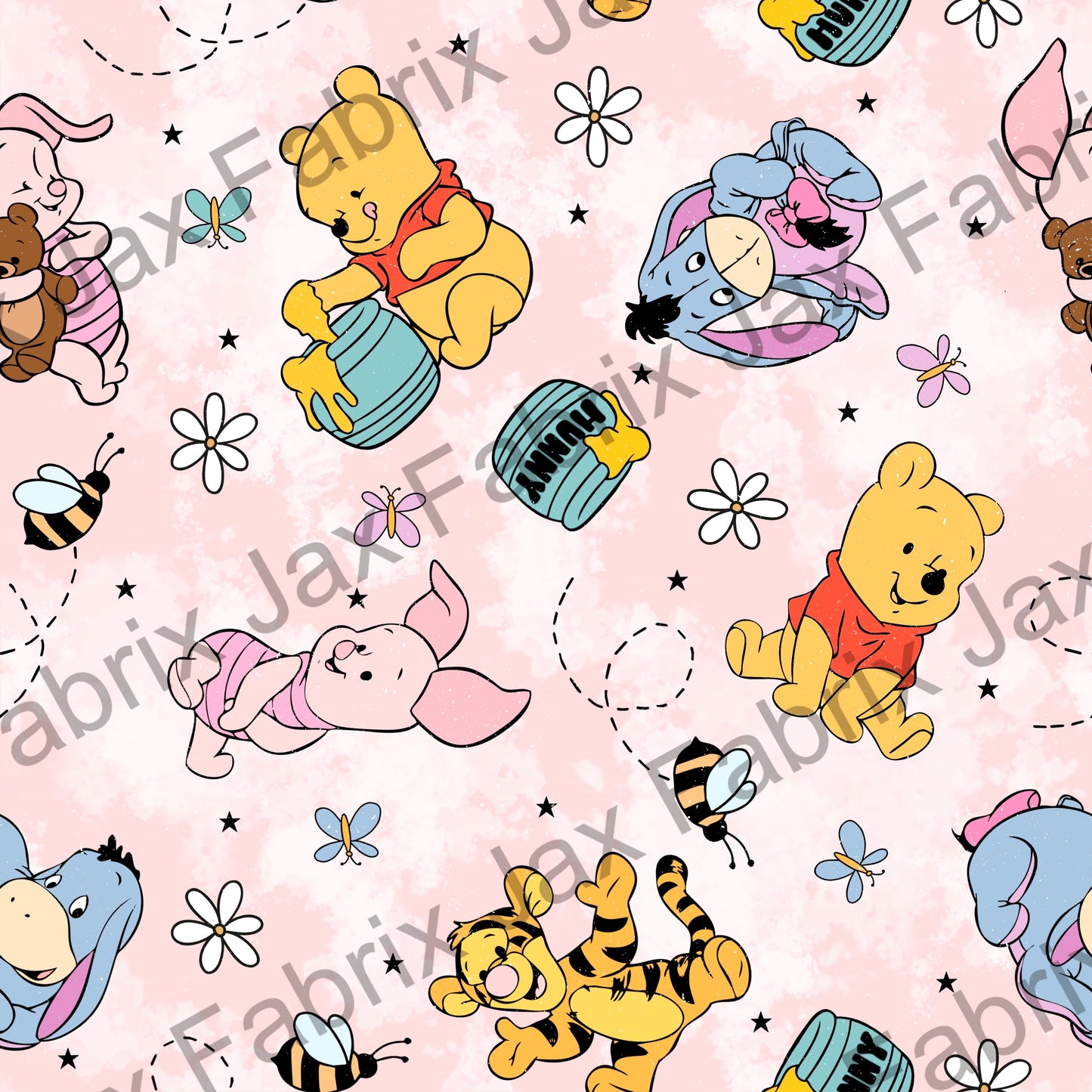 Pooh Pink Watercolor BP168