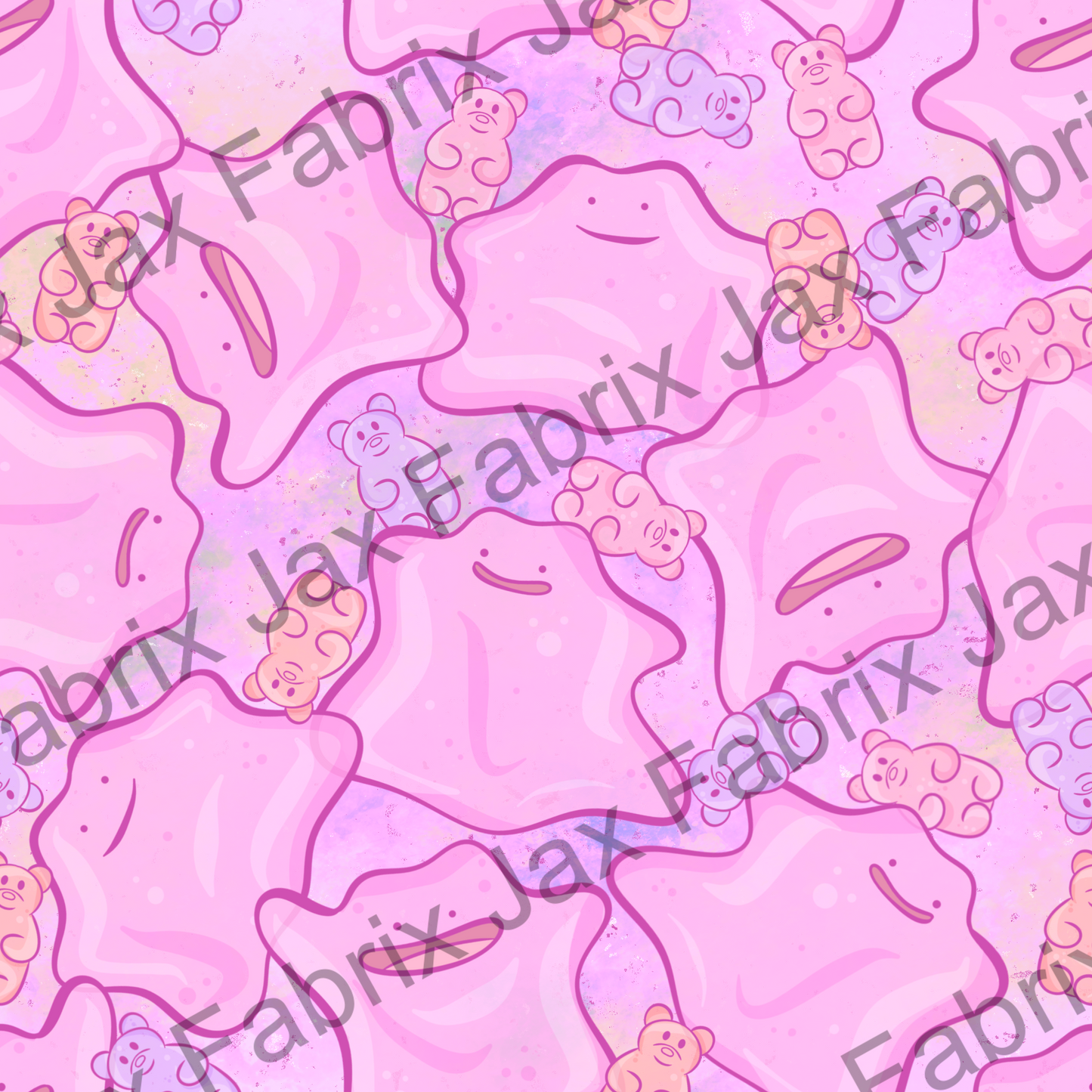 Jelly Poke Pink Tie Dye PC533