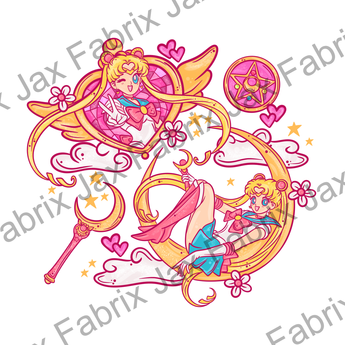 Moon Girl PNG PC206