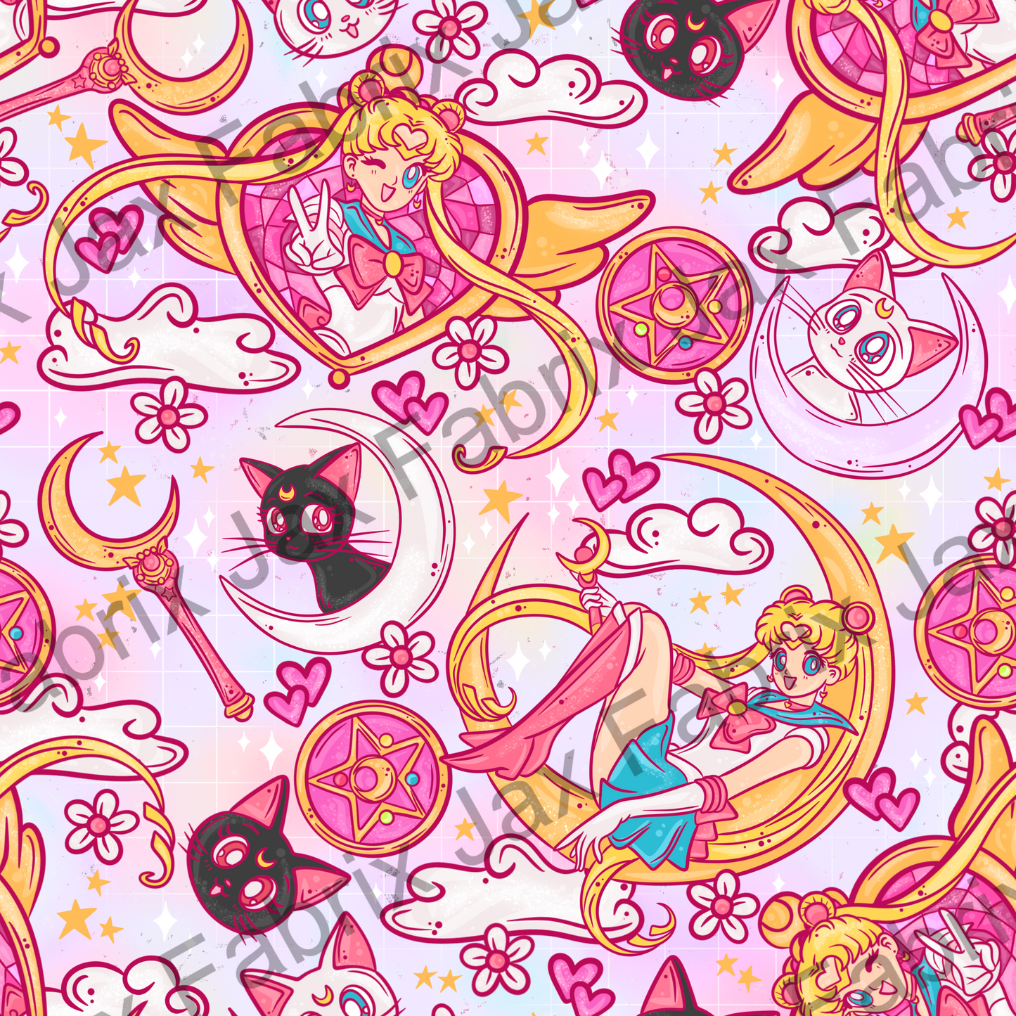 Moon Girl White Multi PC199