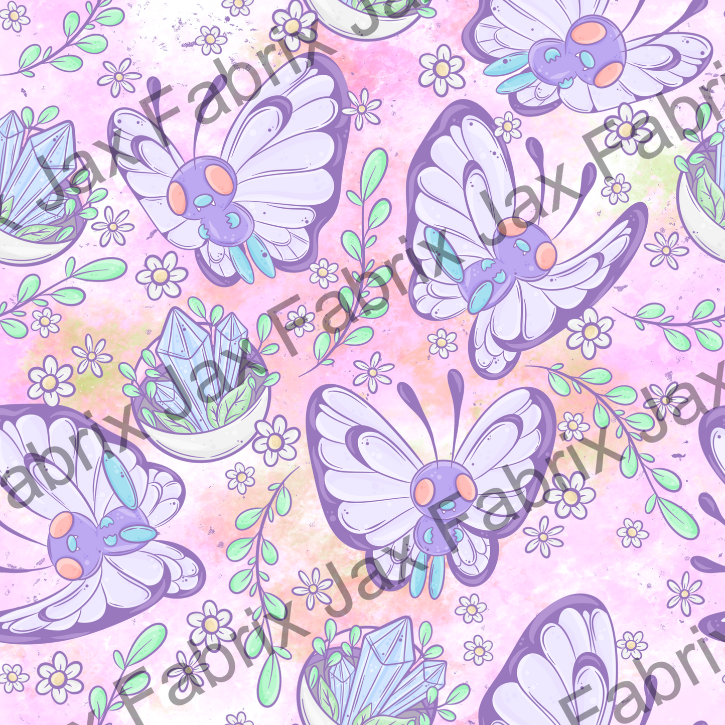 Pastel Flying Poke Sunset Tie Dye PC523