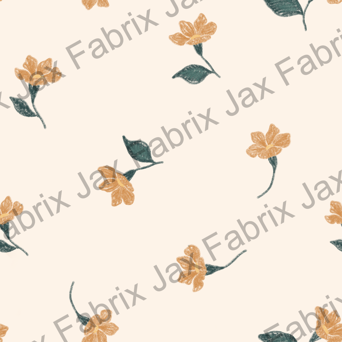 Pink Crayon Yellow Floral RAE300