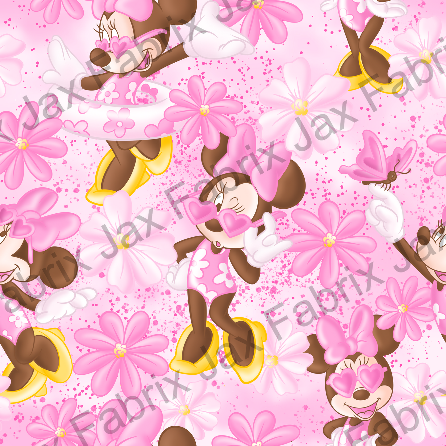 Pink Gradient Swim Mouse ZR196