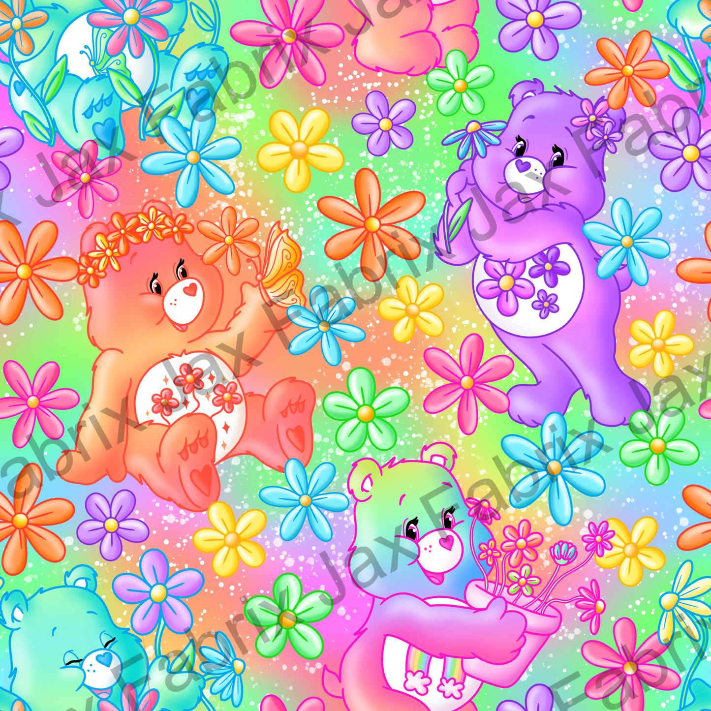 Spring Bears Rainbow ZR157