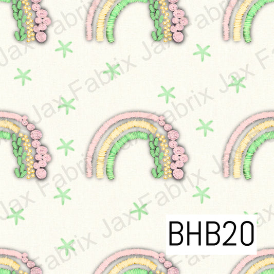Rainbow Embroidery BHB20