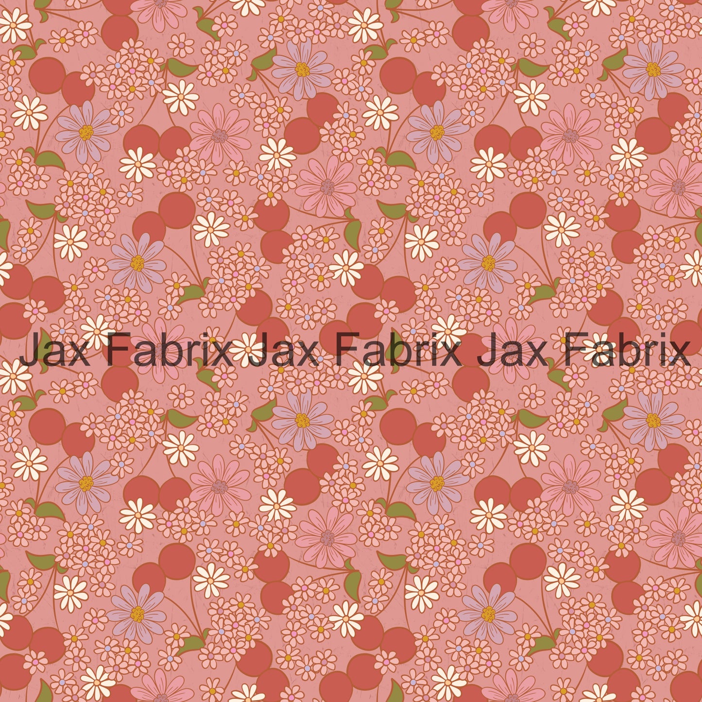 Retro Cherry Floral PC57