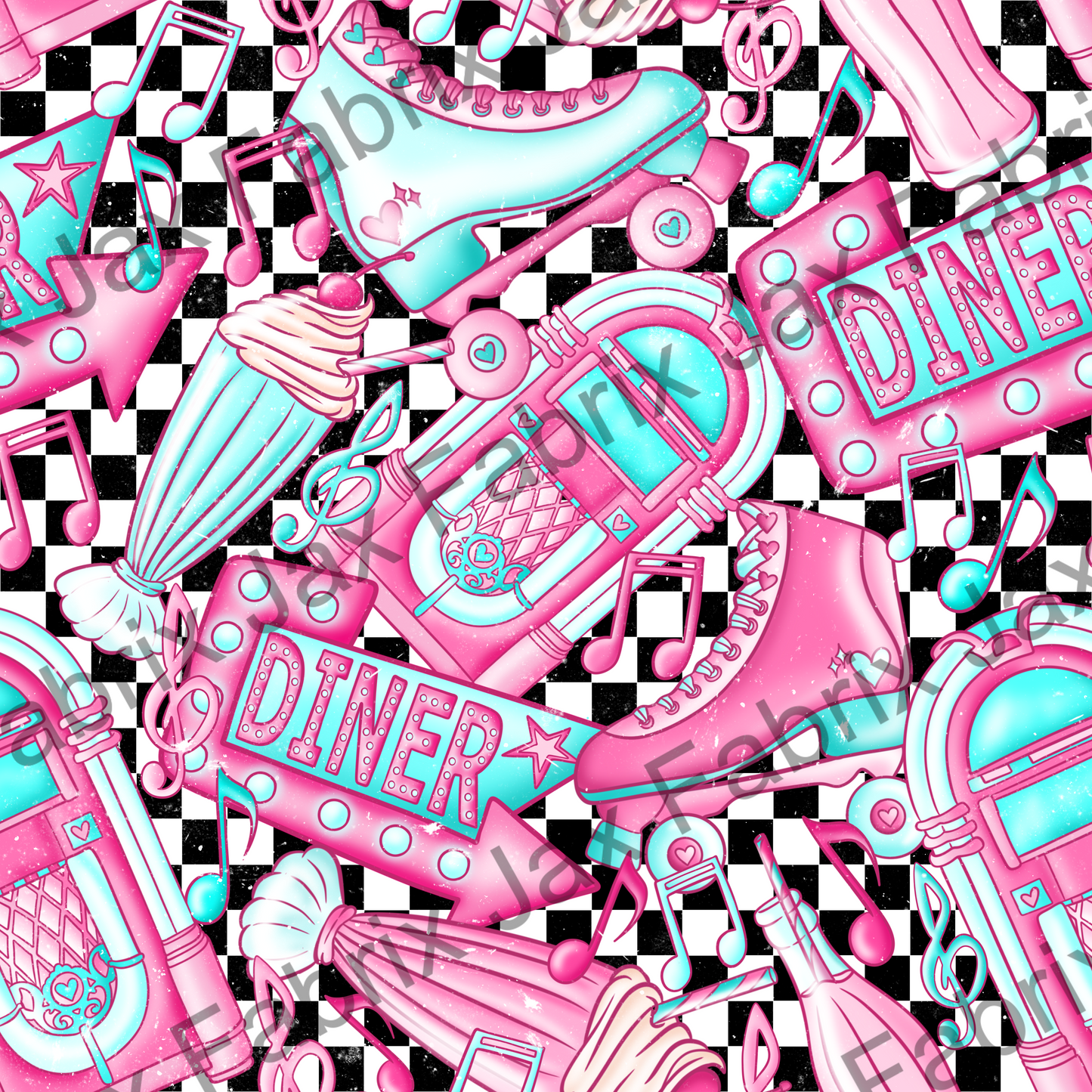 Retro Diner Check ZR205