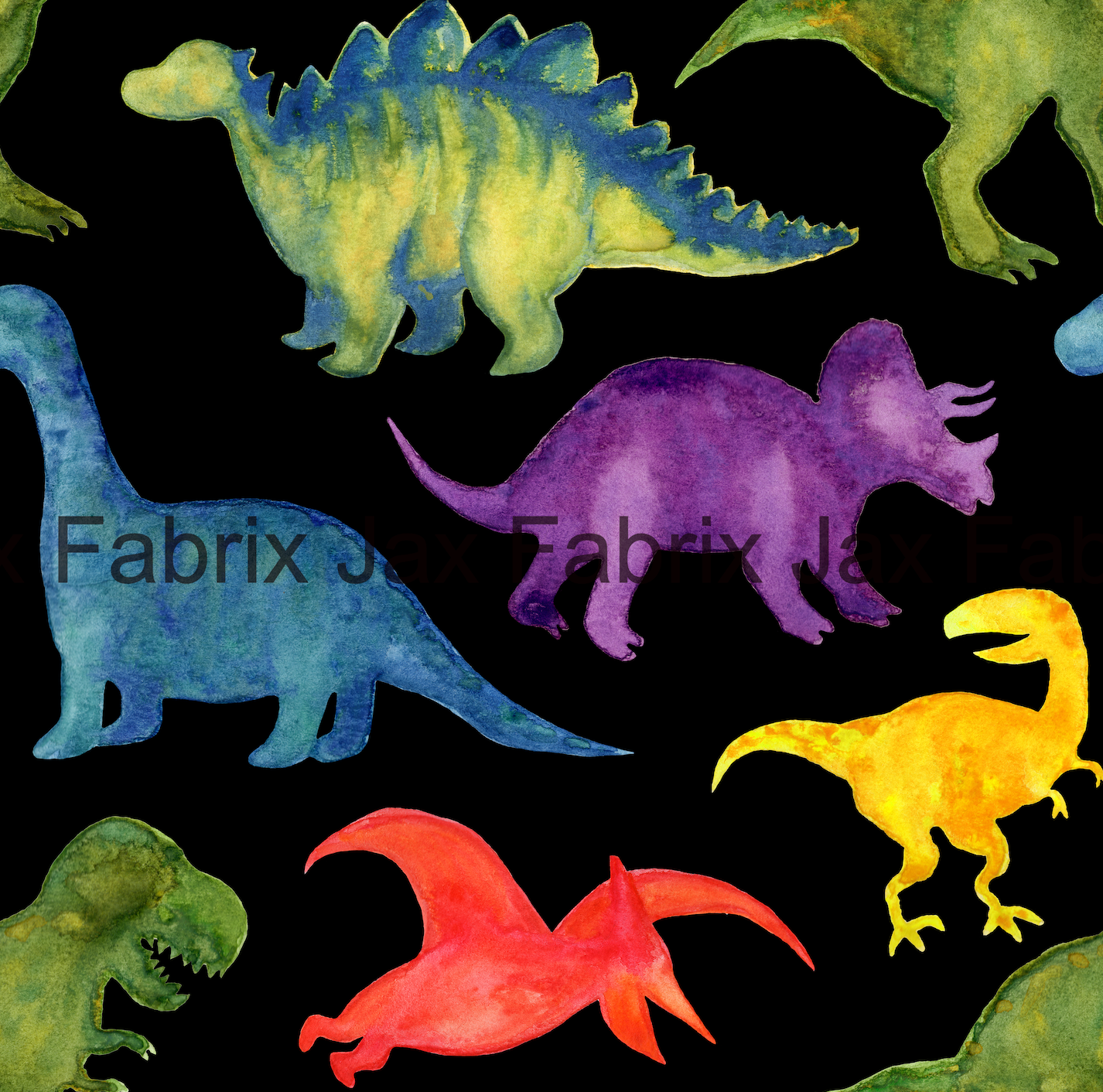 Dinosaurs Black AMD62