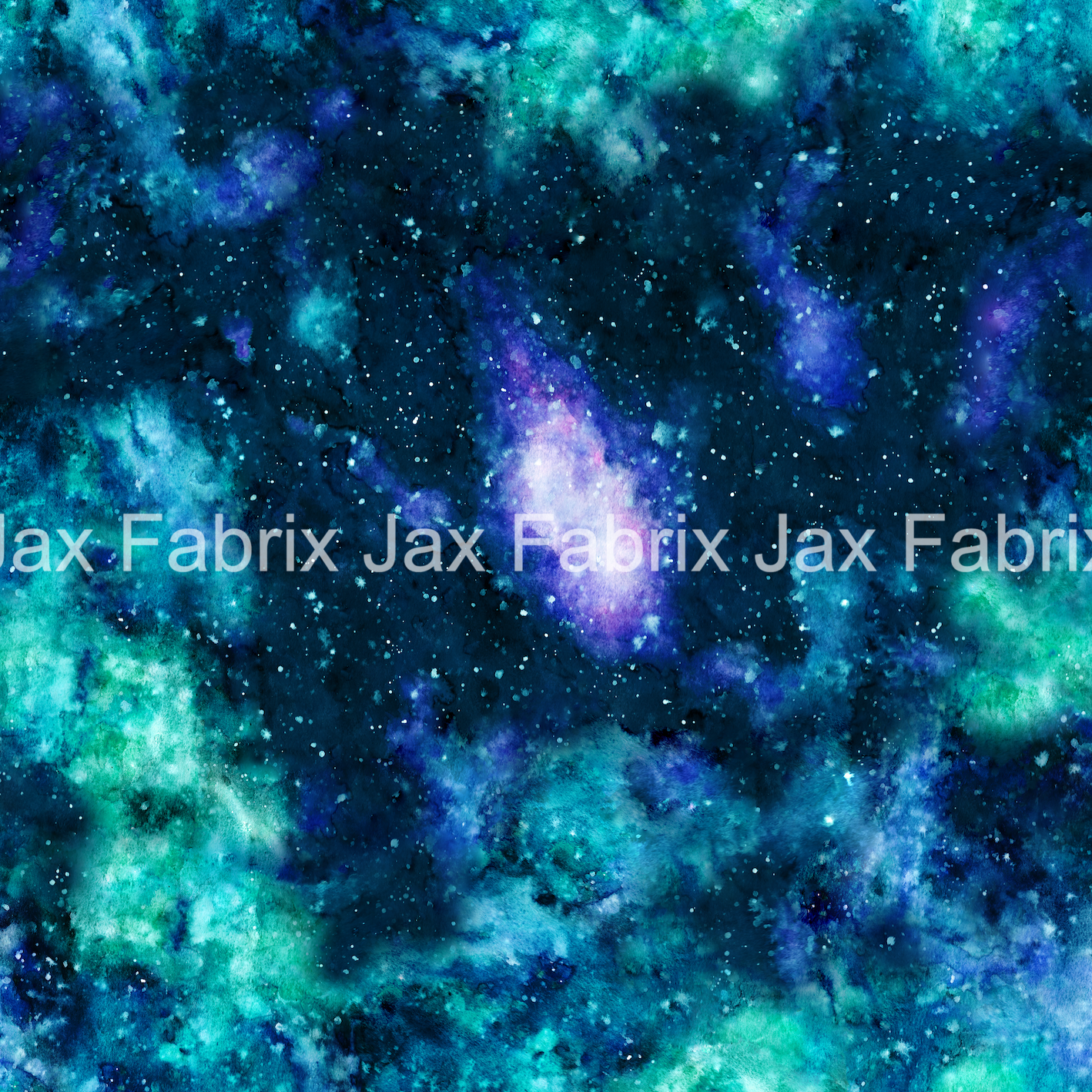 Galaxy Blue Green Watercolor AMD120
