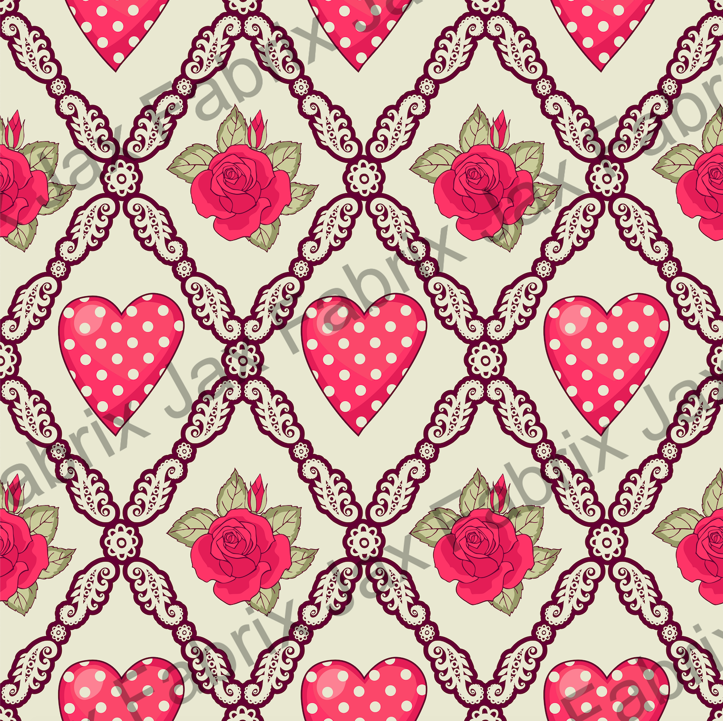 Hearts and Roses INH175