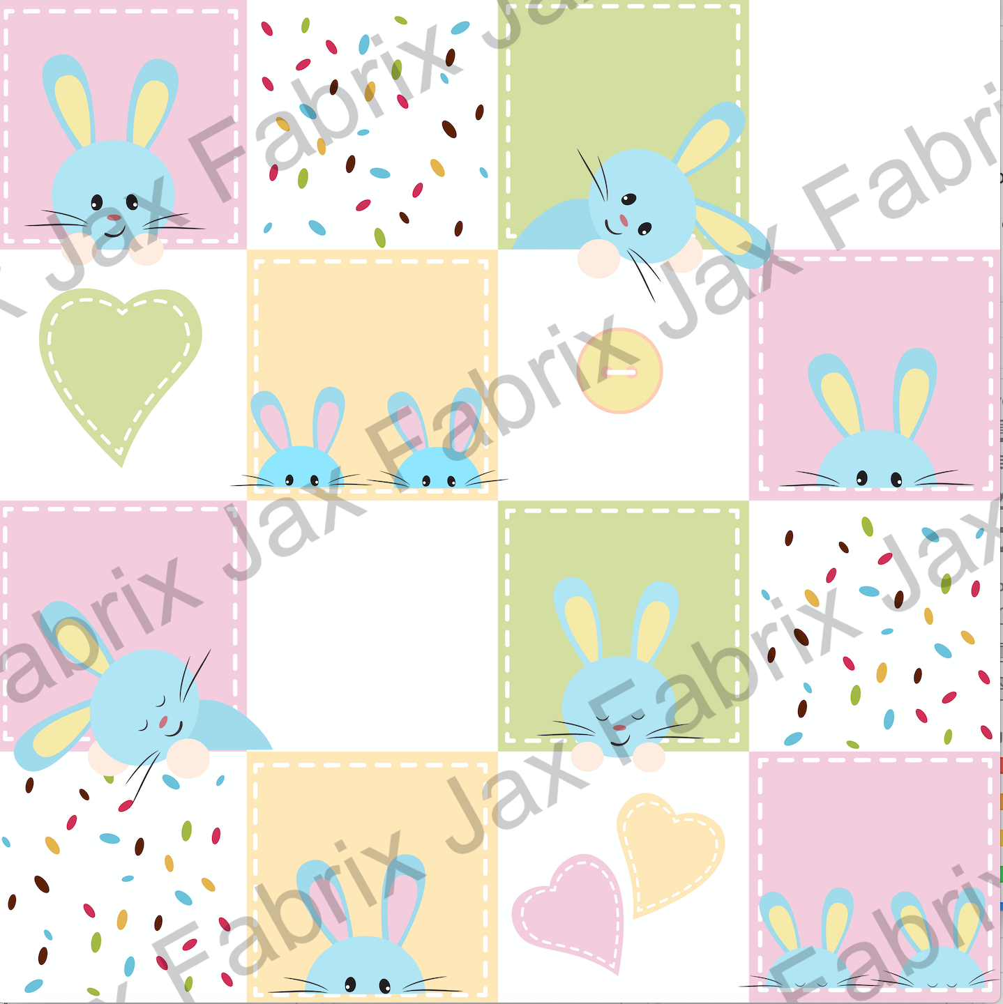 Bunny Patchwork INH225