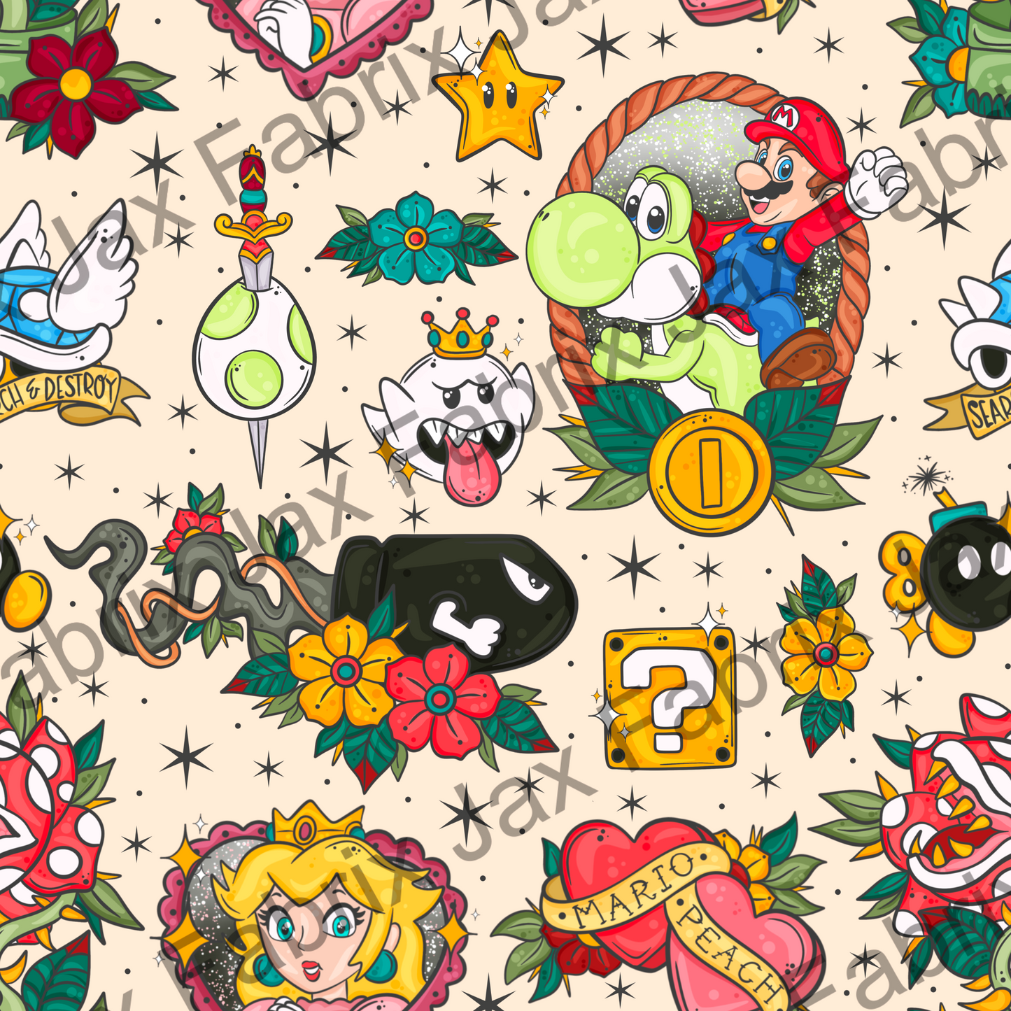 Super Bros Tattoo Tan PC182