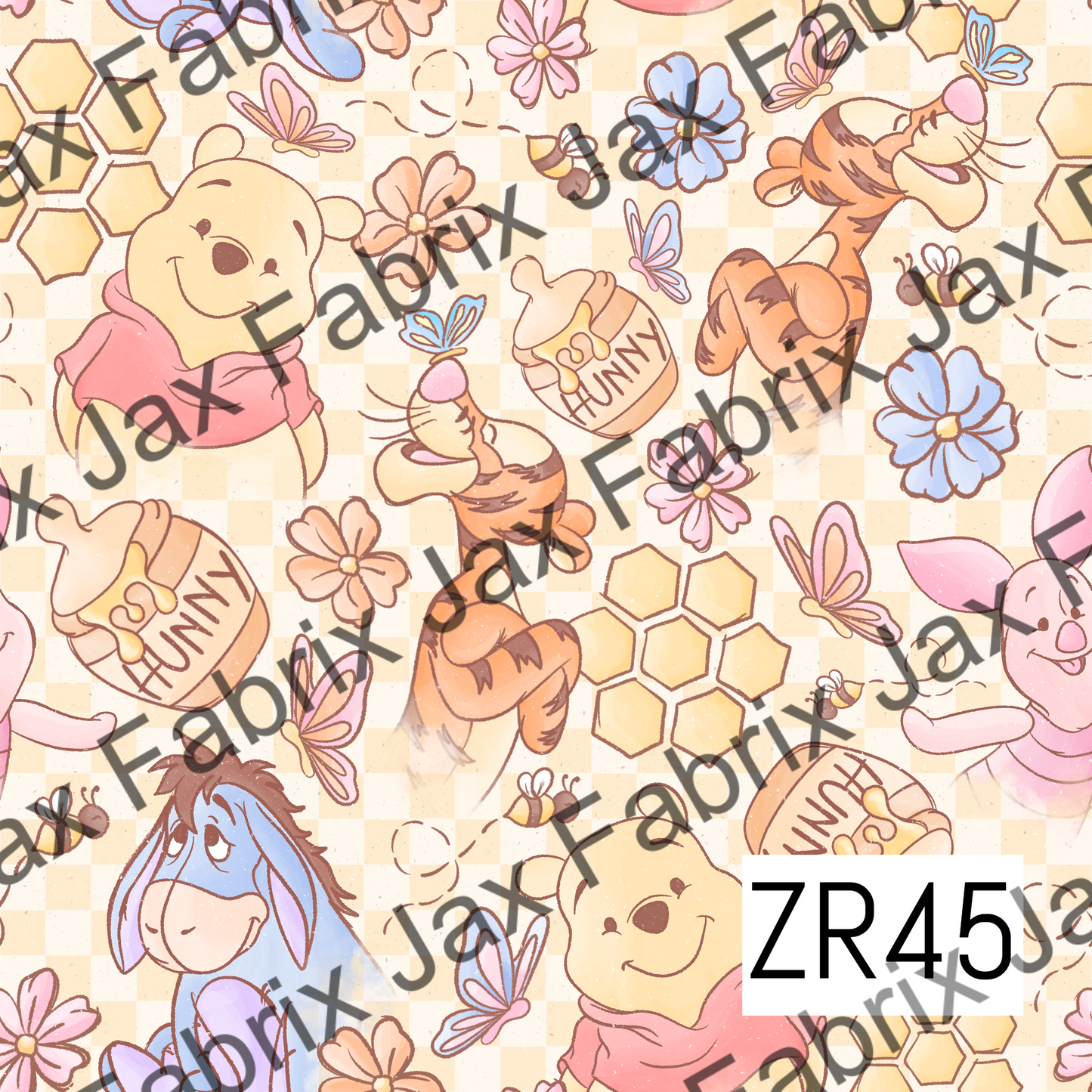 Pooh Friends Check ZR245