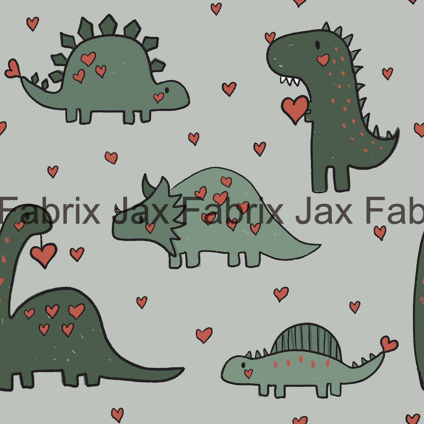 Valentine Dinos Grey RPC38