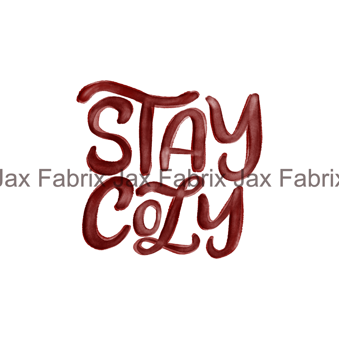 Watercolor Winter Stay Cozy RAE6